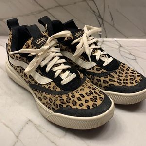 Leopard suede Vans Ultrarange sneakers